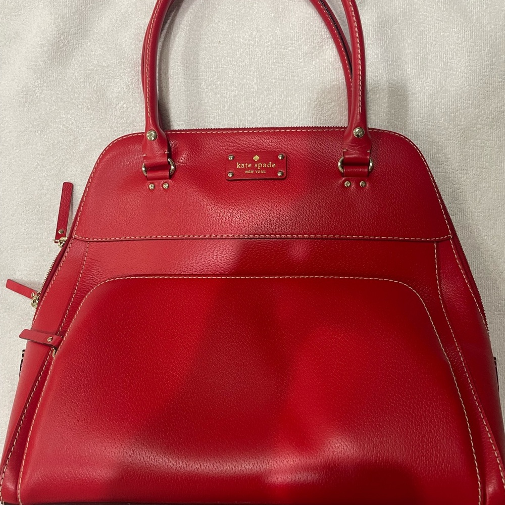 Red, large, Kate Spade bag (new)